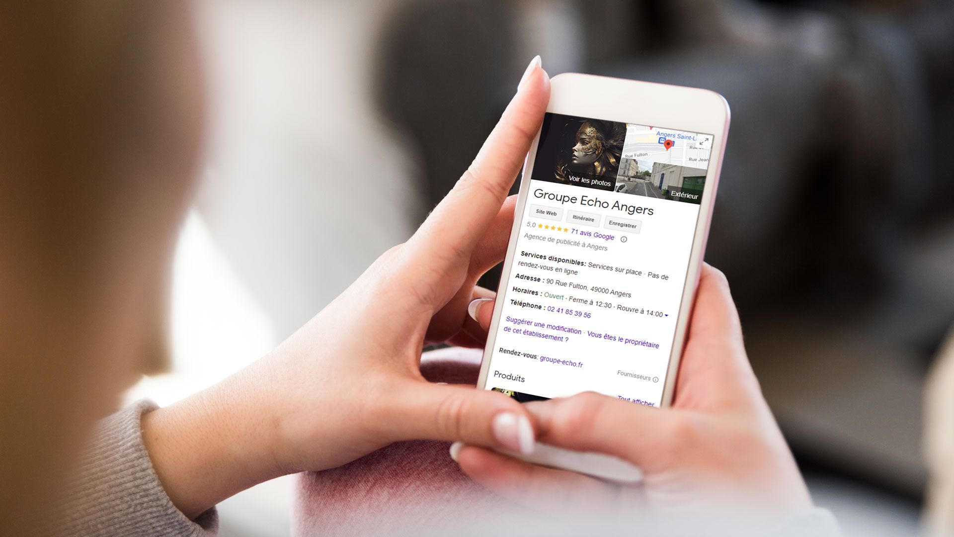 Créer une fiche Google My Business comme celle du Groupe Echo