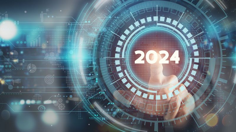 Illustration des tendances web 2024