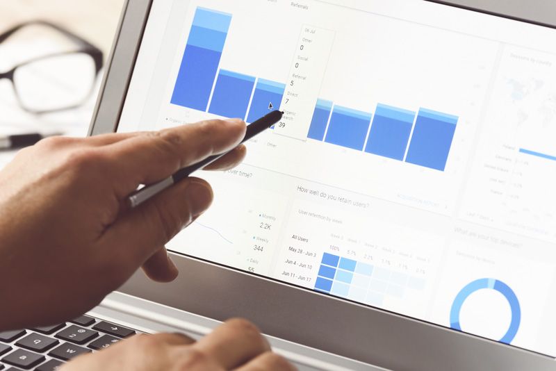 analyse sur Google Analytics